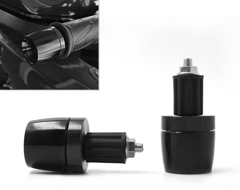 HAONEL 7/8" Universal Motorcycle Handlebar Grips Plug Aluminum Bar End Cap Sliders Replacement for Suzuki SV650 DR650 DR 650 S/SE Bandit GSF250 GSF600 GSF650 GSF1200 - Image 1